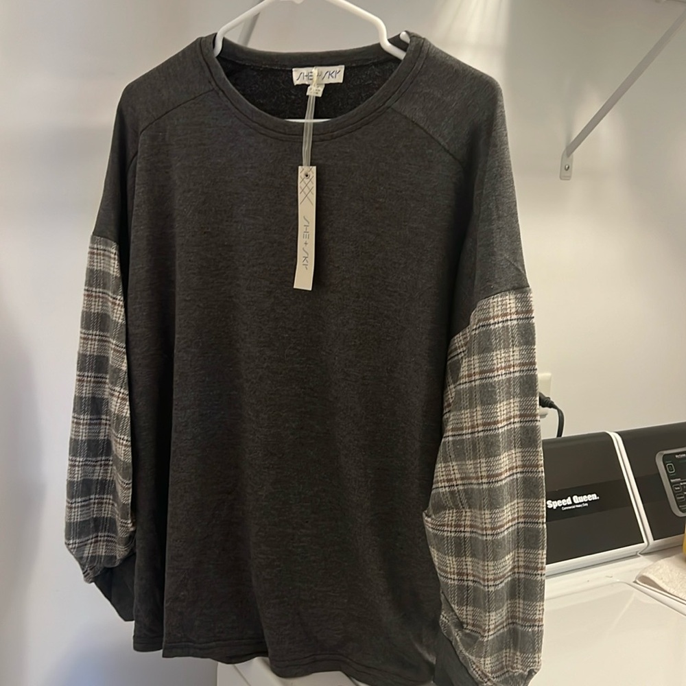 brand new flannel long sleeve